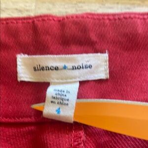 Silence + Noise Red Garment